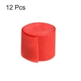 thumbnail image 3 of Uxcell Crepe Paper Streamer 32ft Long 1.37 Inch Wide, Red 12 Pack, 3 of 5
