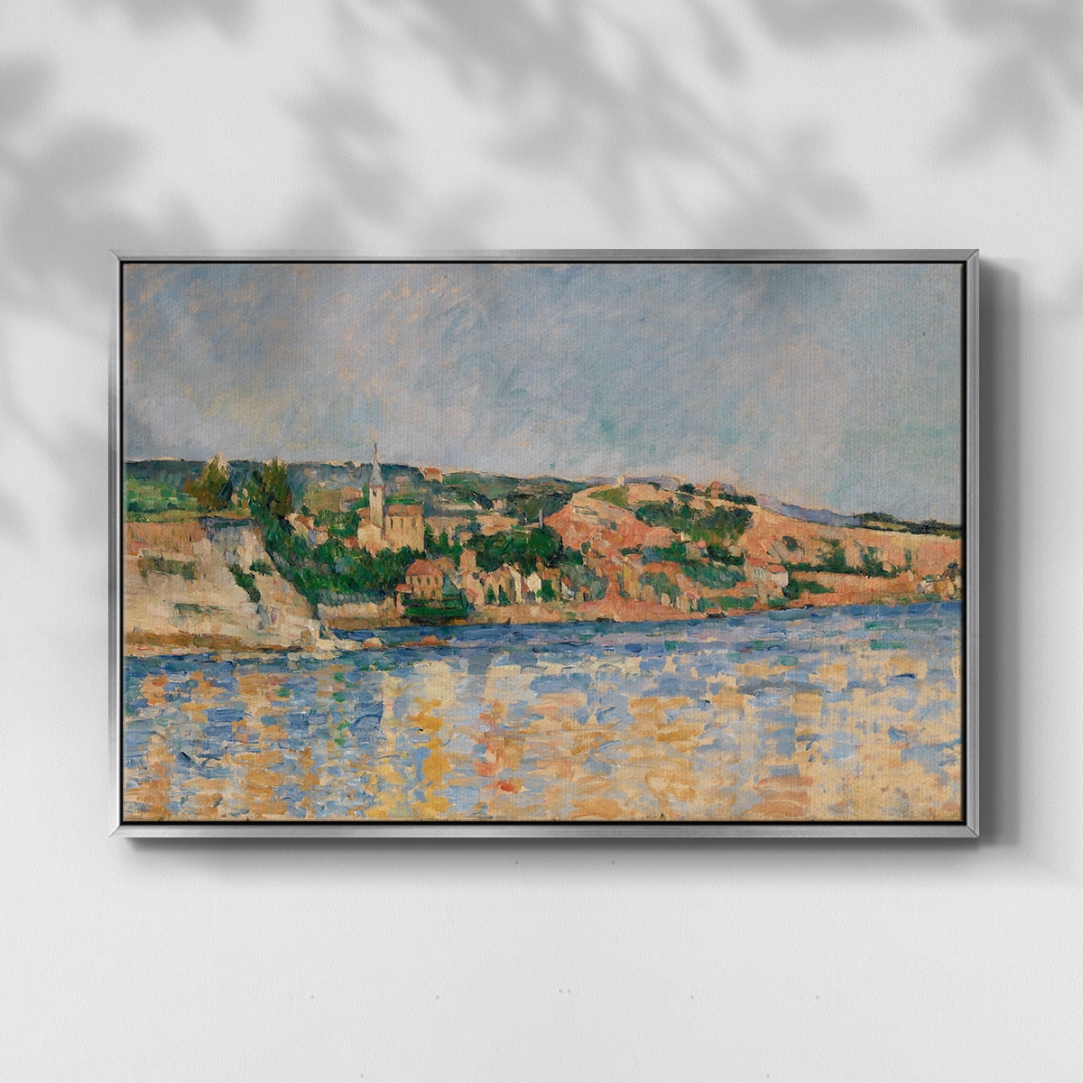 Vintage Landscape-CXLI By Wexford Home Framed in Silver Wood Gallery Wrapped Canvas 17 in. x 25 in.