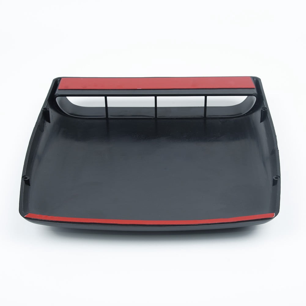 Mduoduo 1x Universal Car Bonnet Hood Scoop Air Flow Intake Vent Cover-Decorative ABS-Plastic 28*25*3.3cm Car-Acesssories Car Accessories