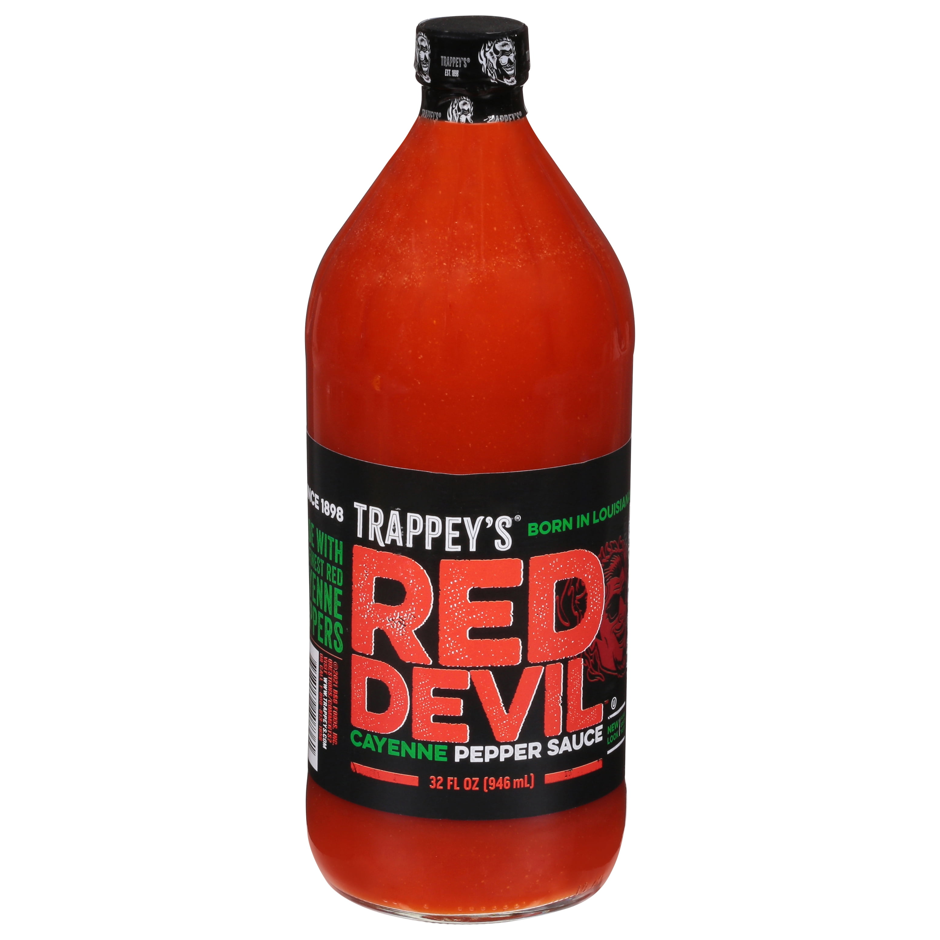 (5 pack) Trappey's Red Devil Cayenne Pepper Hot Sauce, 32 fl oz