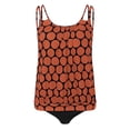 thumbnail image 5 of Roncen Women's Polka Dot Tankini Set - Ruffled Smock Top & Solid High-Waisted Swim Bottom, 5 of 5