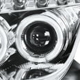 thumbnail image 5 of Spec-D Tuning Chrome Twin Halo Projector Headlight + 8-LED White Fog Lamp Compatible with 2000-2005 Celica Left + Right Pair Headlamps Assembly, 5 of 7