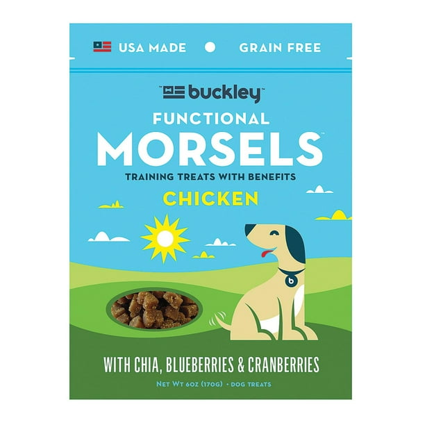 Buckley Functional Morsels Chicken All Stages Dry Dog Training Treats 6