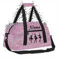 thumbnail image 3 of Qzaxky Custom Dance Bag Personalized Gym Bag Duffle Bag Large Dance Bag for Girls with Name Overnight Bag Mermaid Pink, 3 of 7