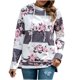thumbnail image 1 of Sudadera con capucha y cordón con estampado informal a la moda para mujer, además de sudadera de terciopelo, blusa Fridja FKASFK5594, 1 of 5