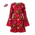 thumbnail image 1 of Ensemble de Robe pour Fête à Thème et Jeu de Rôle Historique avec Robe à Imprimé Foulard en Deux Pièces pour Occasions de Réception, 1 of 4