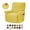 Yellow, variant on Recliner Chair Covers Recliner Covers Stretch Couch Cover Slipcovers 4 Piece Furniture Protector with Elastic Bottom for Dog,Kids