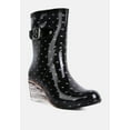 thumbnail image 6 of Drench Clear Wedge Rainboots, 6 of 9