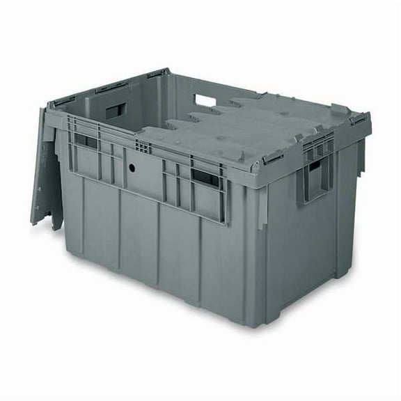 Buckhorn AttachedLidTote,34inL,24inW,Gray AS3424201201000