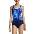 thumbnail image 3 of Lands' End Women's DDD-Cup Chlorine Resistant Soft Cup Tugless Sporty One Piece Swimsuit, 3 of 3