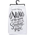 thumbnail image 1 of Primitives by Kathy 31764 Serviette de Vaisselle en Coton LOL, Nana Est le Nom, 1 of 3