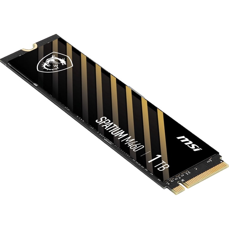 MSI SPATIUM M460 1TB PCIe 4.0 NVMe M.2 Gaming Computer SSD, PCI