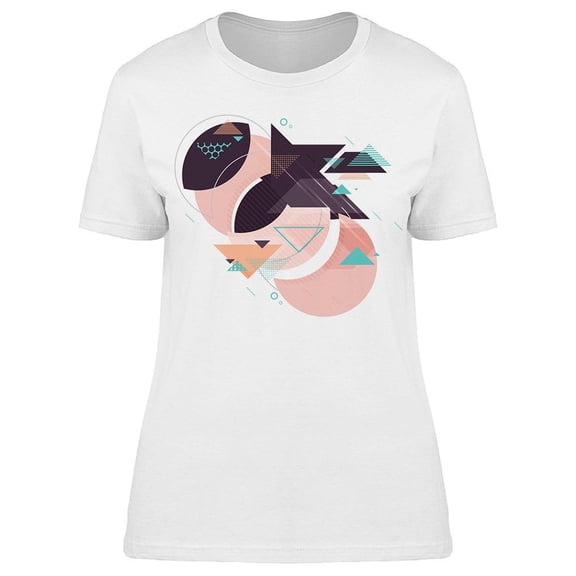 Abstract Art With Warm Colors Tee Women's -Image by Shutterstock