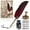 Red, variant on Victorian Writing Quill and Ink Set - Stainless  Dip Pen  Quill Pen and Ink Set with 5 Nib Refills, Secure Textured , -Ready Box with Display Stand - Calligraphy  Set (Purple)