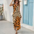 thumbnail image 5 of Leopard Print Pattern King Size Sleeveless Dress Dresses Summer Women Dresses Clothing Woman Dresses Dress, 5 of 6