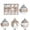 A4013, variant on vintage christmas ornaments 12-Piece 6cm Velvet And Crystal Christmas Ball Ornament Set christmas decorations indoor