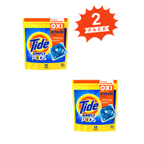 Tide Simply Oxi Refreshing Breeze Laundry Detergent Pods 3 in 1 (Pack 2) - 26 Count