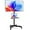 Black, variant on Mobile TV Stand for 23-65 Inch LCD LED Flat/Curved Panel Screen TVs, Height Adjustable Rolling Floor TV Cart with Tilt Mount and Shelf, Portable Stand Holds up to 110 lbs, Max VESA