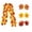 B, variant on Artificial Maple Leaf Garland Fall Hanging Vine Thanksgiving Halloween Home Decor 3 Leaf Density Options Flexible Iron Wire