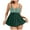 Green, variant on BOBOGOJP Plus Size Two Piece Swimsuits for Women Tankini Bathing Suits Flowy Swim Dress with Shorts Green for Size S
