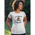 thumbnail image 2 of Go Mountains Bear On Bike Shaped T-Shirt Women -Image by Shutterstock, Female Small, 2 of 4