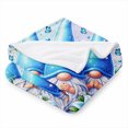 thumbnail image 2 of SPXUBZ Flannel Fleece Blanket, Soft Throw Blanket with Cute Gnome Pattern, Cozy Warm Blanket for Sofa Bed Bedroom Home Decor 80"x60", 2 of 5