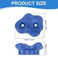 thumbnail image 2 of Rock Climbing Holds, 10 Pcs Large Climbing Rock Wall Grips with Double Hole for Playground Accessory, Blue-B, 2 of 7