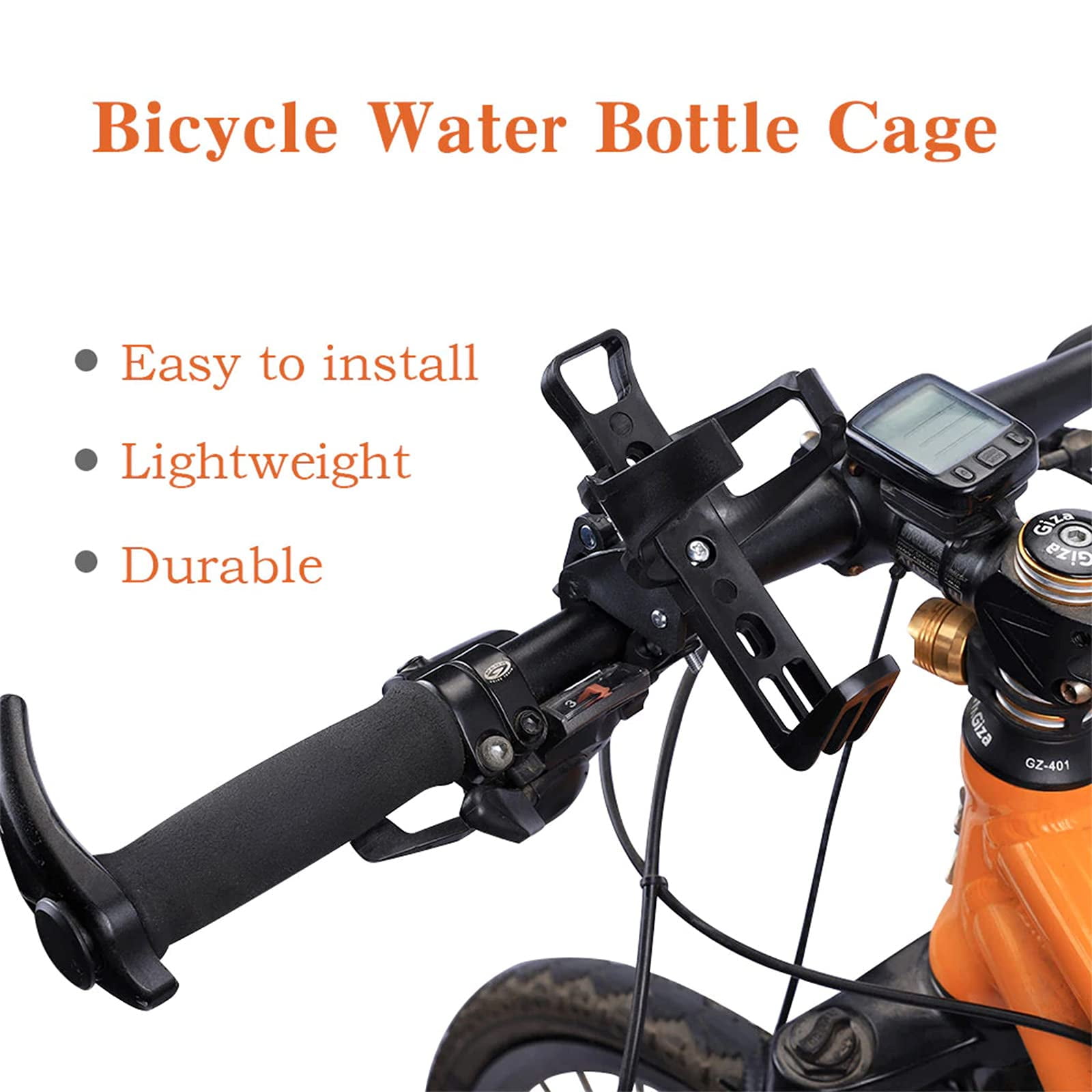 Scooter Cup Holder, Bike Bottle Holder 360 Degrees Rotation, Anti-Slip Fast Dismounting Accessories Cup Drink Holder Suitable for Electric Scooter Wheelchair Motorcycle Stroller