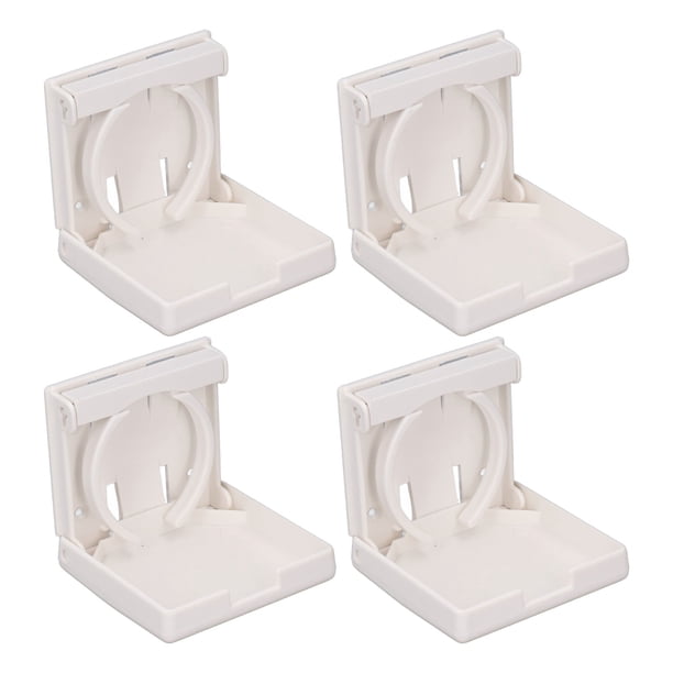 4 Soportes Plegables Ajustables Para Bebidas Con Tornillos Y Cintas, Soporte Plegable Para Bebidas De Plástico Para Camiones, Caravanas, Furgonetas, Barcos, Caravanas