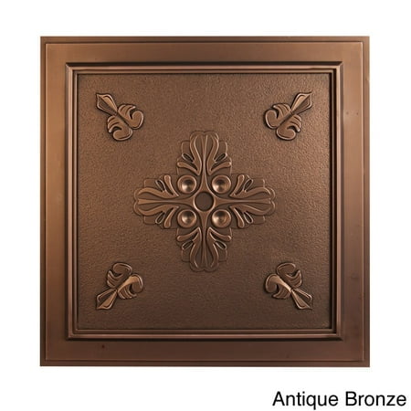uDecor Veranda Ceiling Tile (10 tiles) Antique Bronze