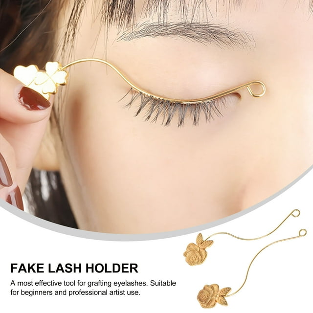 FENGGUIQU Eyelash Holder Tool Eyelash Display Tool Bending Operation Salon Use 6 Pairs
