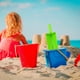 thumbnail image 4 of KAKOWELY 4 palas de arena de juguete con mango corto para niños, juguetes de playa de verano, 4 of 5