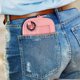 thumbnail image 4 of unbranded Billetera Rosa Para Mujer Con Clip Y De Cremallera Resistente, 4 of 6