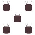 thumbnail image 2 of Maytalsory Cushion Chairs With Soft Texture And High Resilience For Comfort Better Support Brown 41*41cm 5Set, 2 of 6