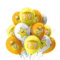 thumbnail image 2 of 10 piezas/set de globos con temática de Mario amarillo, figuras de anime Kawaii, decoraciones para fiestas de cumpleaños para niños, juguetes para niños, regalos, 2 of 5
