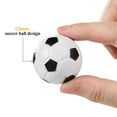 thumbnail image 3 of Barrington Foosball Replacement Balls, 6-Pack, 36mm Diameter, Black and White Soccer Pattern, Ages 13+, 3 of 6