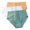Apricot+White+Blue, variant on 3-Pack Women Mid-Rise Soft Cotton Panties Solid Full Coverage Briefs Tummy Control Panty Underpants Stretch Briefs