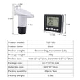 thumbnail image 5 of Medidor De Nivel Del Tanque De Agua Sensor de medidor de nivel de tanque de agua ultrasónico con receptor de transmisor de alarma de tiempo, 5 of 5