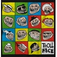 thumbnail image 2 of Troll Face Internet Memes Big Smiley Long Sleeve TShirt Men Women Brisco Brands S, 2 of 6