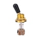 thumbnail image 3 of 1Pc 3 Way Toggle Switch with Black Tip Replacement Part for LP Style Electric Guitar(Gold), 3 of 4