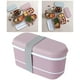 thumbnail image 5 of Contenedor de almuerzo,contenedor de almuerzo caja mujeres hombres portátil de madera,caja de refrigerios plato niños ensalada contenedor de comida,compartimiento contenedores de almuerzo, 5 of 8