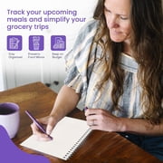 A5 Spiral Notebook - Graph Grid Paper, 80 Pages, Ruled Blank Journal, Thick Paper, Flexible Plastic Cover, 8.07x5.51in, White, for Work & Writing