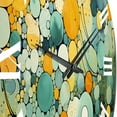 thumbnail image 3 of Designart "Nostalgic Remix III" Abstract Collages Oversized Wall Clock, 3 of 5