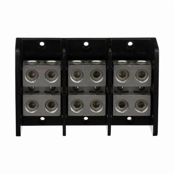 Power Distribution Block, Open, 3 Pole, 760 A Copper, 600 V AC/DC, Surface Mount