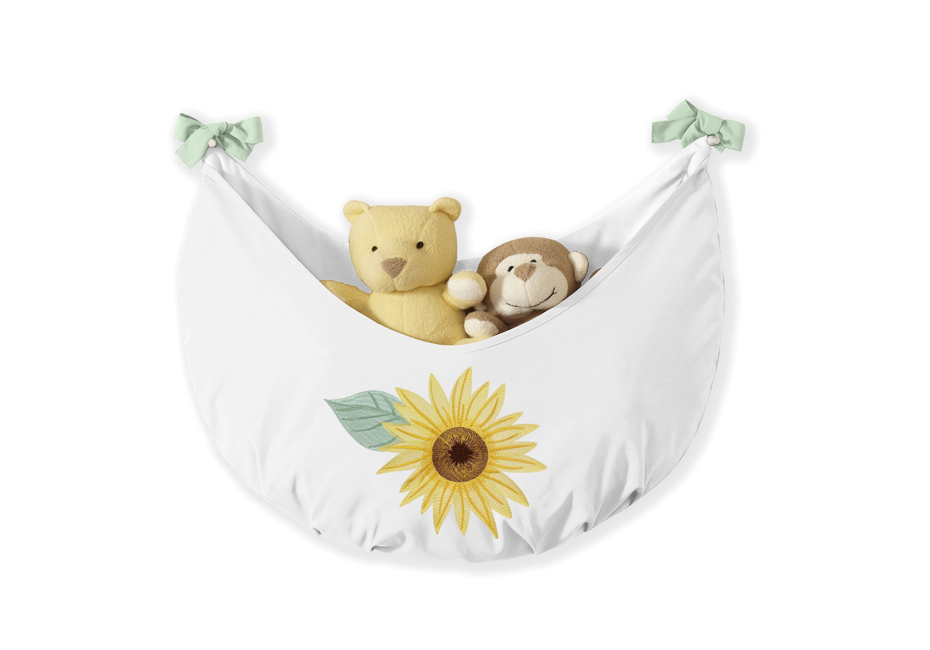Sweet Jojo Designs Sunflower Yellow Brown and Green 11 Piece Crib Bedding Set