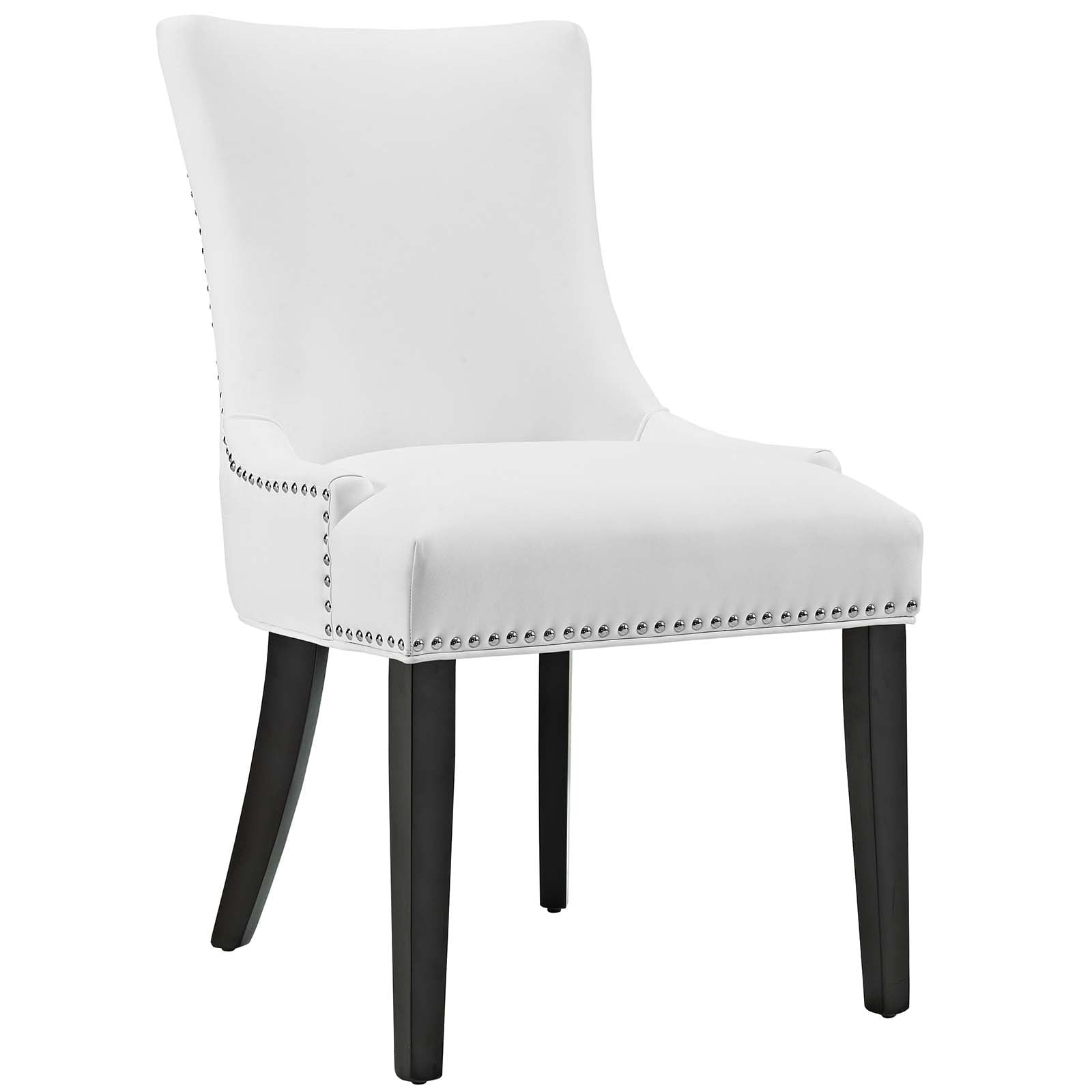 Modern Contemporary Urban Design Kitchen Room Dining Chair, White, Faux ...