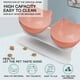 thumbnail image 3 of Comedero para gatos con cuenco doble de plataforma, cuencos elevados de comida y agua para gatos con soporte sin derrames, 3 of 5