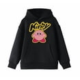 thumbnail image 2 of Kirby Logo and Character Boy's Black Sweatshirt-Medium, 2 of 4