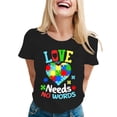 thumbnail image 2 of CHENge Autism Awareness Shirt Women Autism Support Month T Shirts Autism Mom Tee Autistic Acceptance Inspirational Tops, 2 of 6