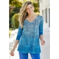 thumbnail image 4 of Woman Within Plus Size Watercolor Tunic, 4 of 5